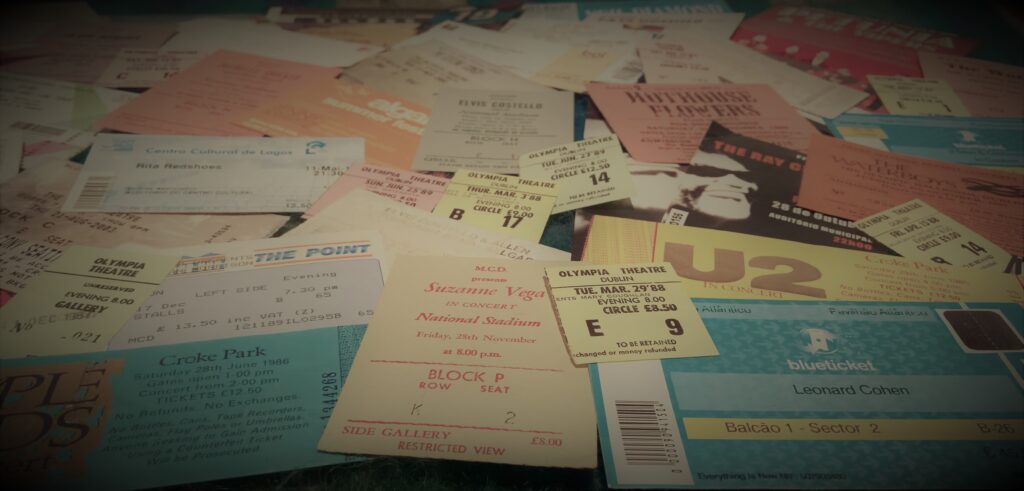 Gig Tickets Collection